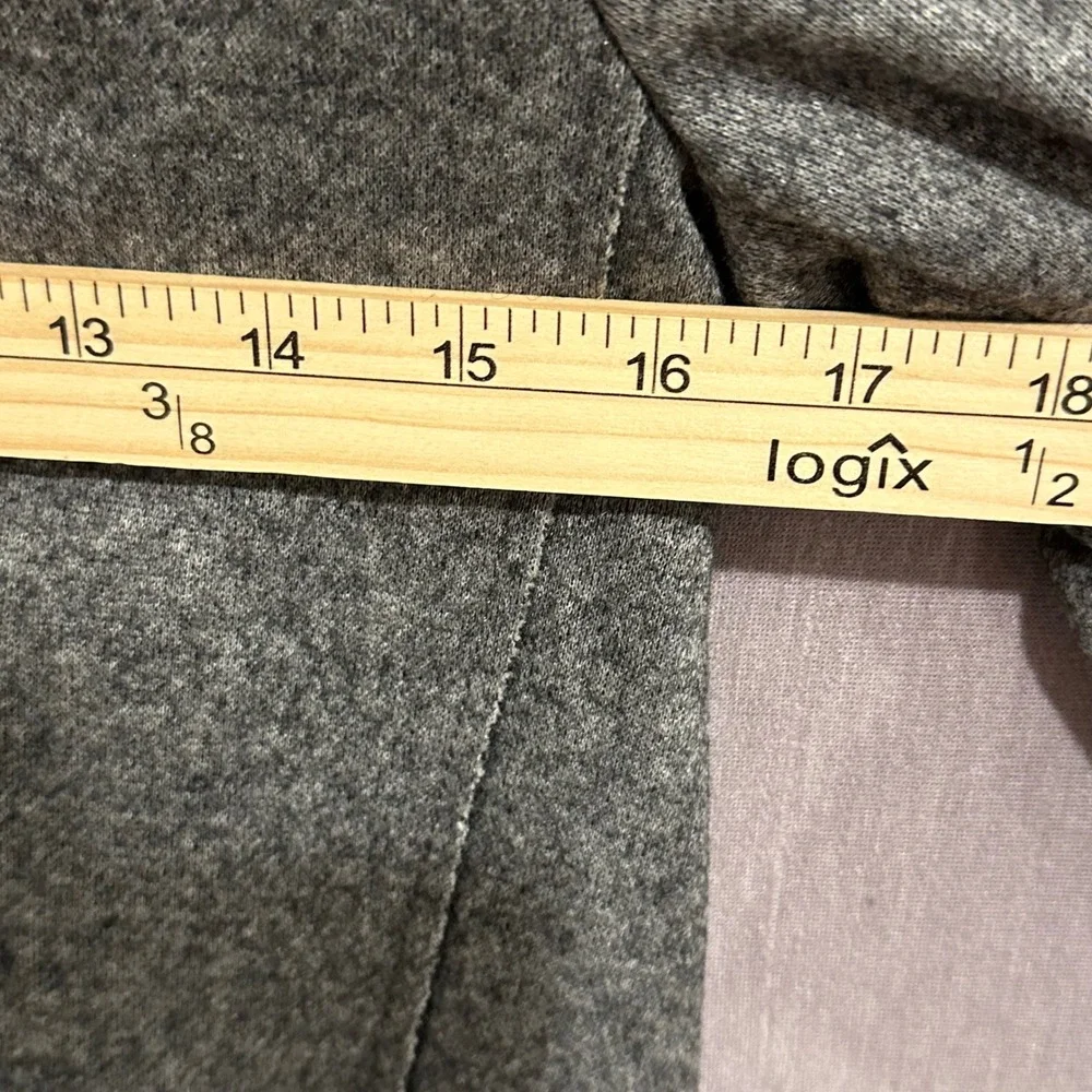 Banana Republic Petite 00 Textured Knit Wool Blend Boyfriend Blazer Gray‎